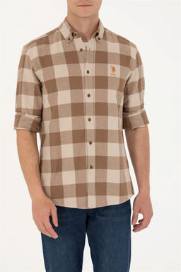 Мужская рубашка Lumberjack кокосового цвета - U.s. polo assn фото 6