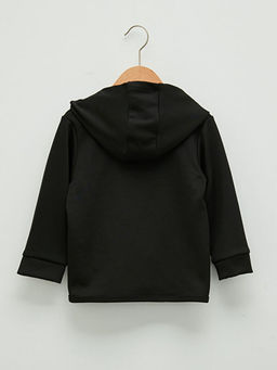 Kap??onlu Uzun Kol Basic Erkek Bebek Fermuarl? Sweatshirt - Waikiki фото 2