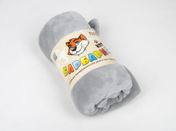 Покрывало- плед АРТ 003 180*210 "Гладкокрашеный Светло-серый"