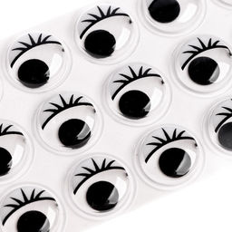 Глазки на клеевой основе, набор 24 шт., размер 1 шт. 1,5 см - Школа талантов фото 2