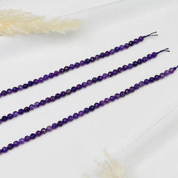 Бусины для украшений из Аметиста (76 бусин)