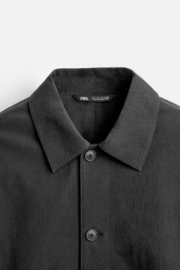 TEXTURED BOXY FIT JACKET - Zara фото 10