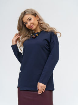 787 Туника "Серо-синий"