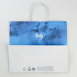 Пакет подарочный крафт Only for you, 32 28 15 см - Дарите счастье фото 4