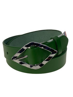 Ремень женский из натуральной кожи, цвет черный - Greta фото 58