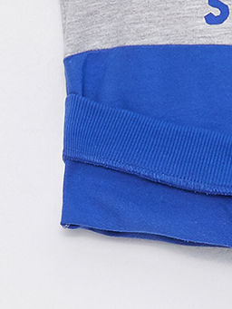 Kap??onlu Uzun Kollu Bask?l? Erkek Bebek Sweatshirt - Waikiki фото 3