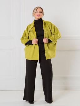 NOVITA Жакет 1425 из облегченного драпа фото 7