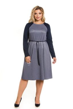 Платье 1068 темно-синий - Novita фото 3