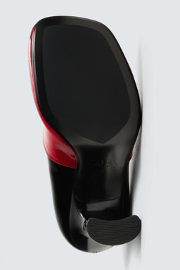 LEATHER HEELED SHOES HARRY LAMBERT FOR ZARA x DISNEY  фото 6