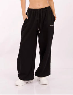 K13110 Штаны Багги (начес) ЧЕРНЫЙ