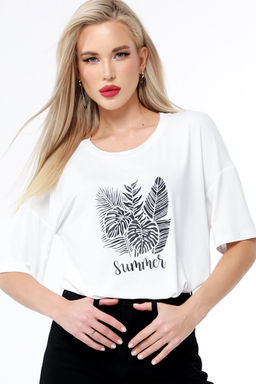 Футболка Нереально крутая, вайт - Dstrend фото 10