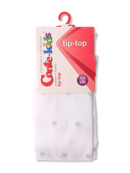 Conte-kids Хлопковые колготки TIP-TOP с люрексом белый - Conte elegant фото 7