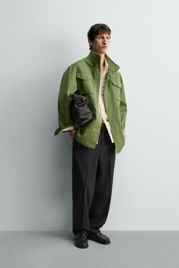 PARKA BOLSILLOS LIMITED EDITION / Verde - Zara фото 4