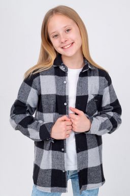 Детская теплая рубашка Happyfox