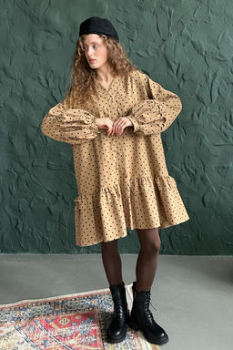 Платье женское COSY076/02/Бежевый, черный