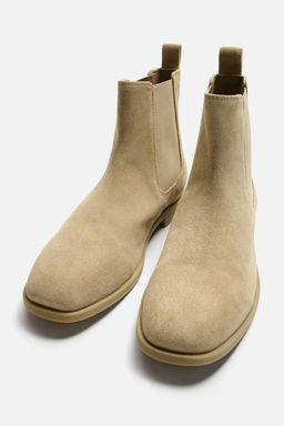 LEATHER CHELSEA BOOTS - Zara фото 6