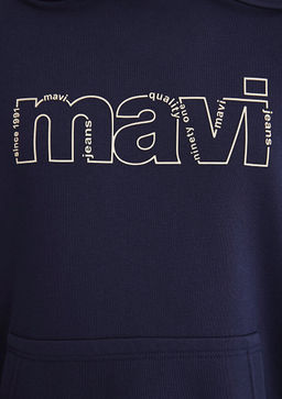 Mavi Logo Bask?l? Lacivert Sweatshirt фото 7