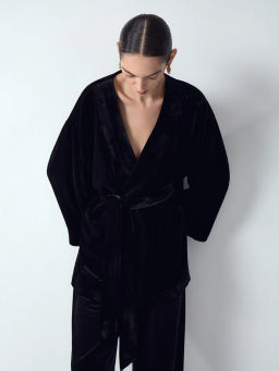 ЕМКА / Жакет-кимоно из бархата