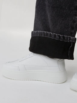 Джинсы-трубы утеплённые для девочек - Синий мир фото 15