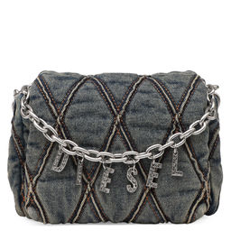 Женская сумка на плечо DIESEL CHARM-D Артикул 3658824, сине-серый