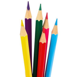 Карандаши 6 цветов "Крош", заточенные, шестигранные, картонная упаковка, европодвес, Смешарики