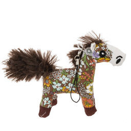 Игрушка набивная "Лошадка", с цепочкой, L11 W2,5 H9 см, 4в.