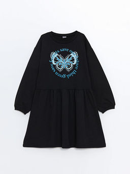 Bisiklet Yaka K?z ?ocuk Elbise