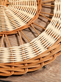 Подставка под горячее, 39×39×1 см, ротанг