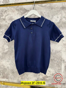 Футболка поло на пуговицах