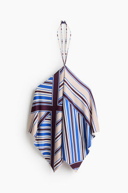 Top pa?uelo con escote halter
