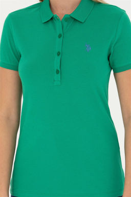 Женская зеленая футболка - U.s. polo assn фото 6