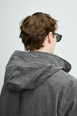 TRENCH LIGERO EFECTO LAVADO AARON LEVINE X ZARA / Gris vigor?  фото 6