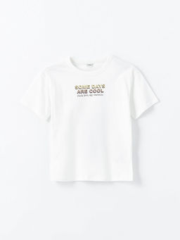 Rahat Kal?p Bisiklet Yaka Bask?l? Erkek ?ocuk Ti??rt