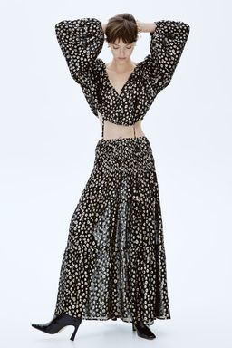 Maxifalda en tejido jacquard - H&m фото 3