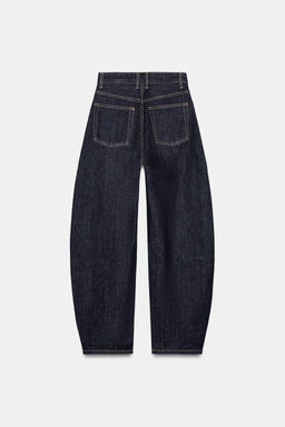 JEANS TRF BARREL TIRO ALTO / ?ndigo oscuro - Zara фото 7