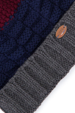 Мужской антрацитовый меланжевый берет - U.s. polo assn фото 3