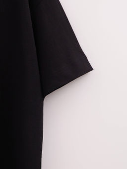 CONTE Удлиненная oversize-футболка из хлопка с рисунком Alter ego LD 2702 black-alter ego