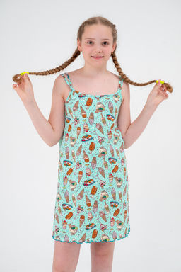 Ночная сорочка детская из кулирки Оливия мороженное - Амадэль фото 7