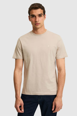 Erkek Regular Fit Bisiklet Yaka Ta_ Basic Ti__rt - U.s. polo assn фото 3