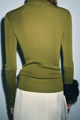100% EXTRA FINE WOOL JUMPER - Zara фото 3