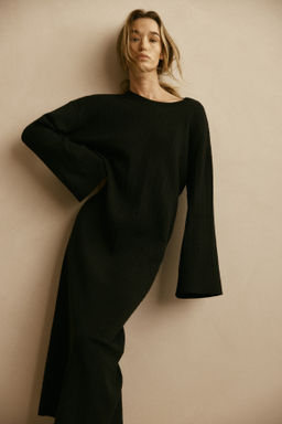 Vestido en punto trenzado - H&m фото 4