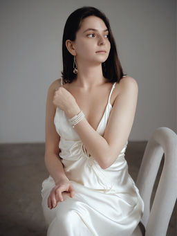 Серьги висячие со стразами Капля с ромбом, цвет белый в розовом золоте, 7.2 см