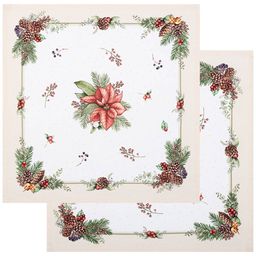 НАБОР САЛФЕТОК ИЗ 2-Х ШТ CELEBRATION,40Х40СМ, 100