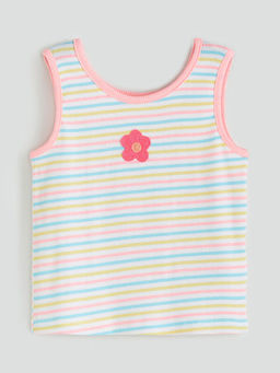 Bisiklet Yaka ?i?ek Nak??l? K?z ?ocuk Atlet