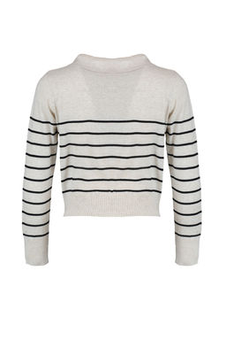 TRENDYOLMILLA Bej Polo Yaka Triko H?rka TWOAW22HI0241  фото 6