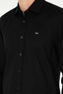 Мужская черная базовая рубашка с длинным рукавом - U.s. polo assn фото 7