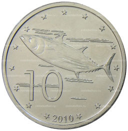 10 центов 2010 года Острова Кука