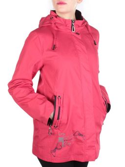 F654 CRIMSON Ветровка женская CO-COCOPINE (85% хлопок, 15% полиэстер)