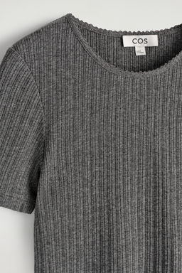 CAMISETA DE PUNTO POINTELLE - H&m фото 10