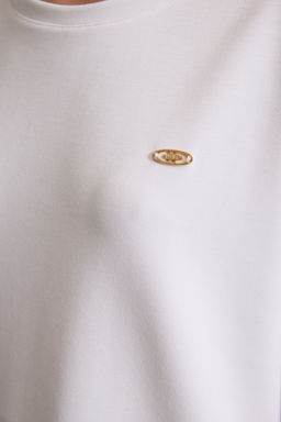 Kad_n Beyaz Bisiklet Yaka Ti__rt - U.s. polo assn фото 6